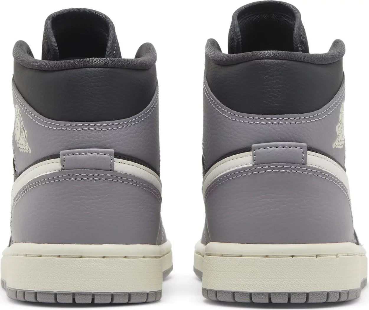 Nike Womens Air Jordan 1 Mid Sneakers - 'Cement Grey'