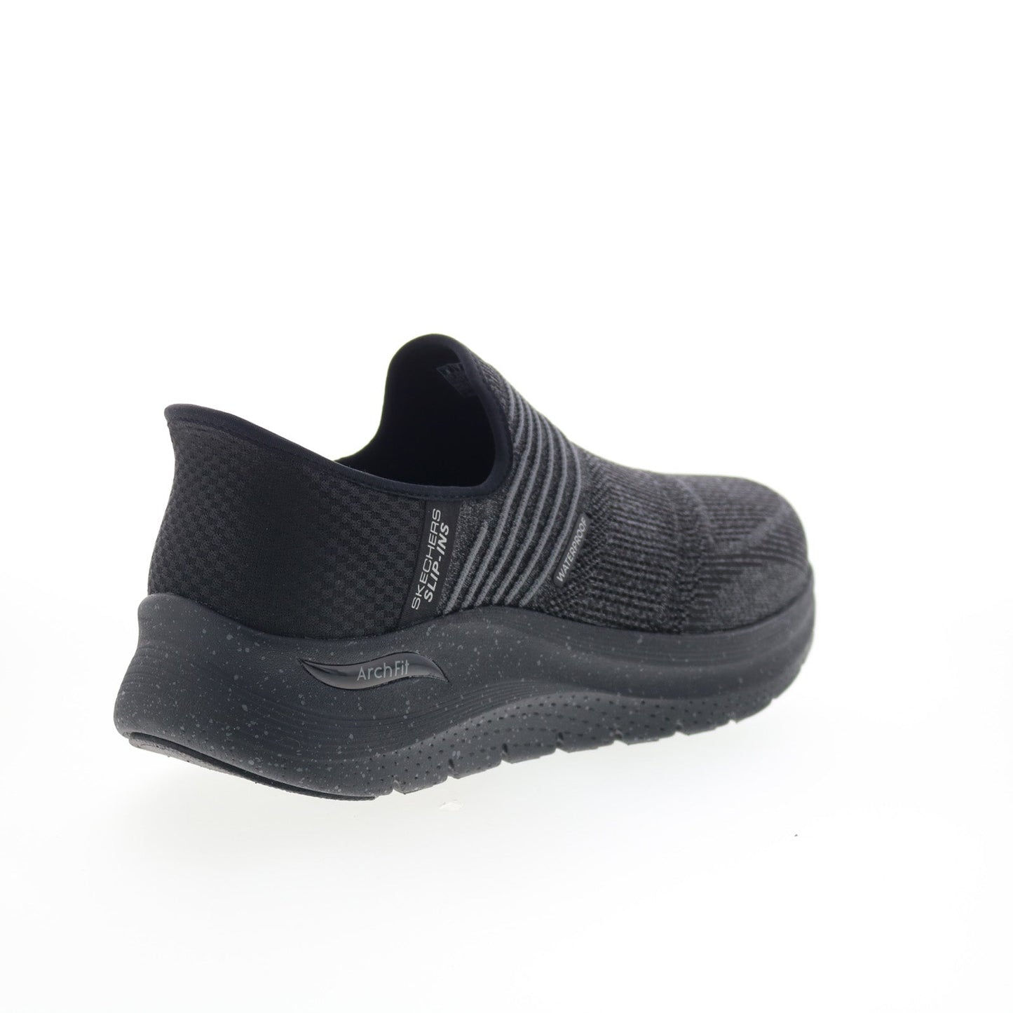 Skechers Waterproof Arch Fit 2.0 Sultez Mens Black Extra Wide Sneakers Shoes