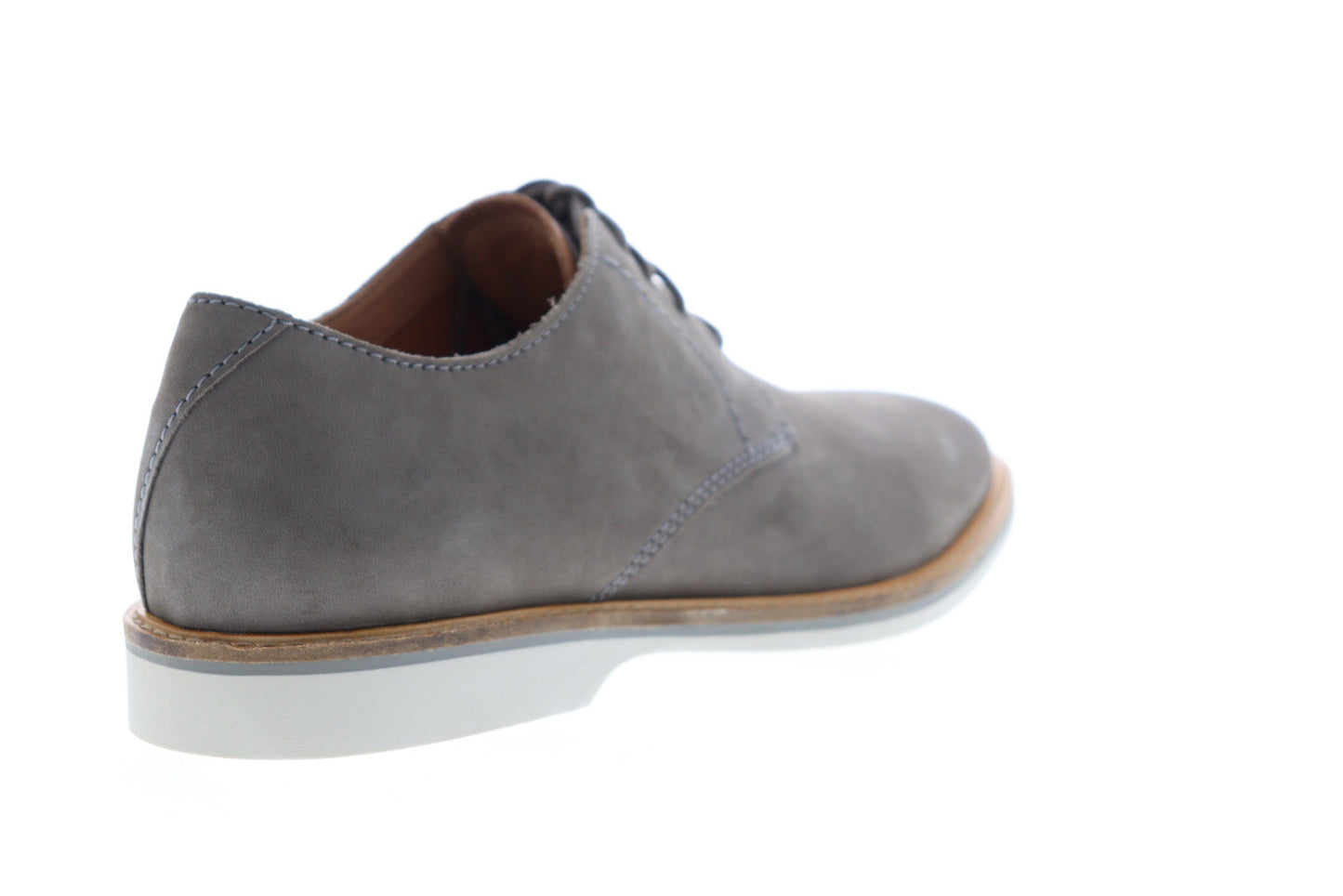 Clarks Atticus Lace Mens Gray Wide Oxfords & Lace Ups Plain Toe Shoes
