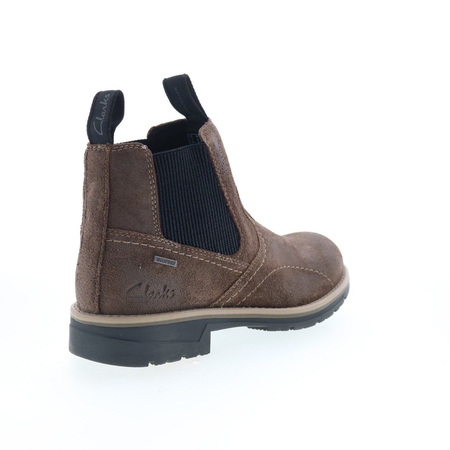 Clarks Morris Easy 26174613 Mens Wide Leather Ankle Slip On Chelsea Boots