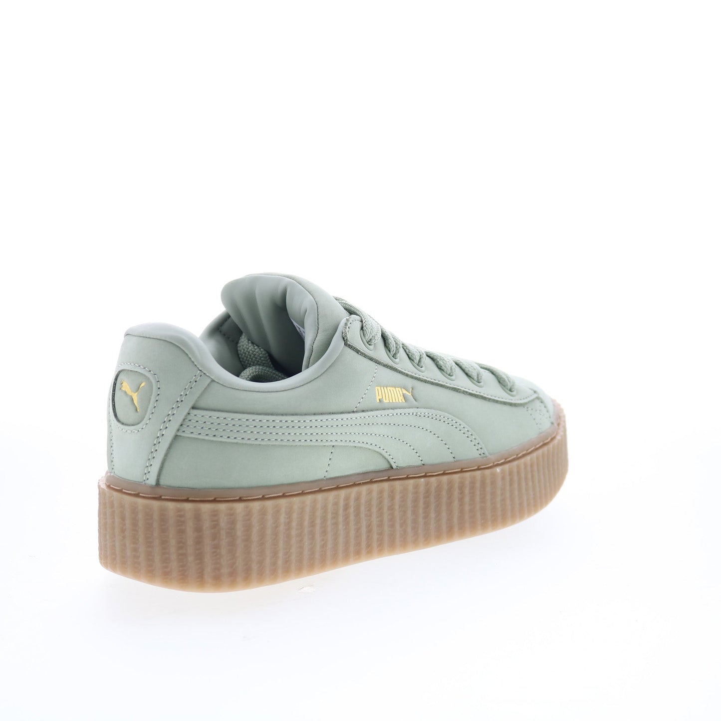 Puma Creeper Phatty Nubuck Womens Green Lifestyle Sneakers Shoes