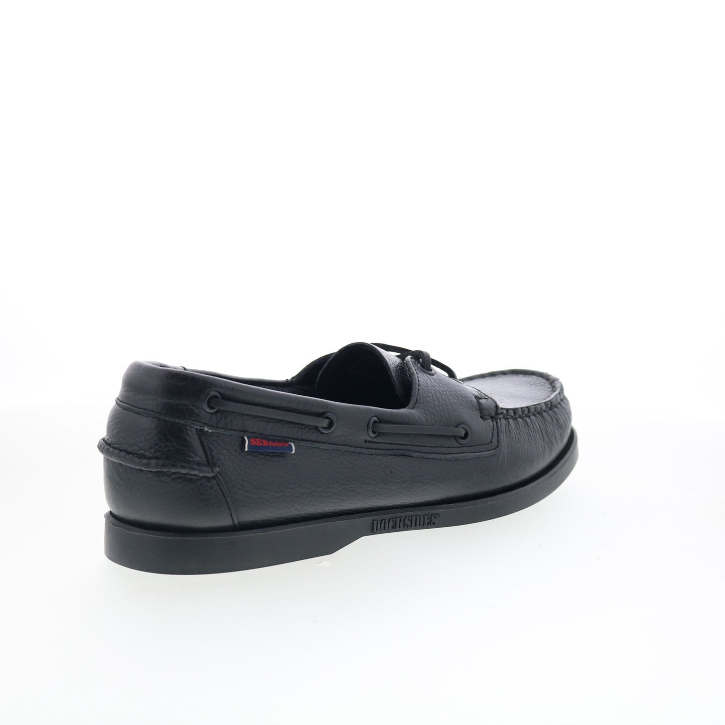 Sebago Portland Martellato Mens Black Loafers & Slip Ons Boat Shoes