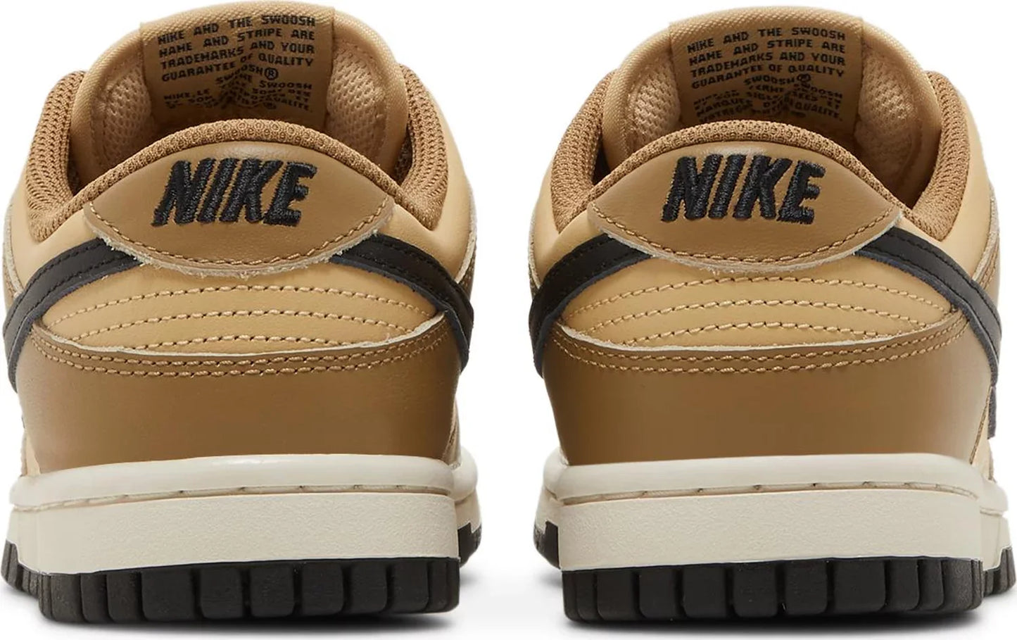 Nike Womens Dunk Low Sneakers - 'Dark Driftwood'