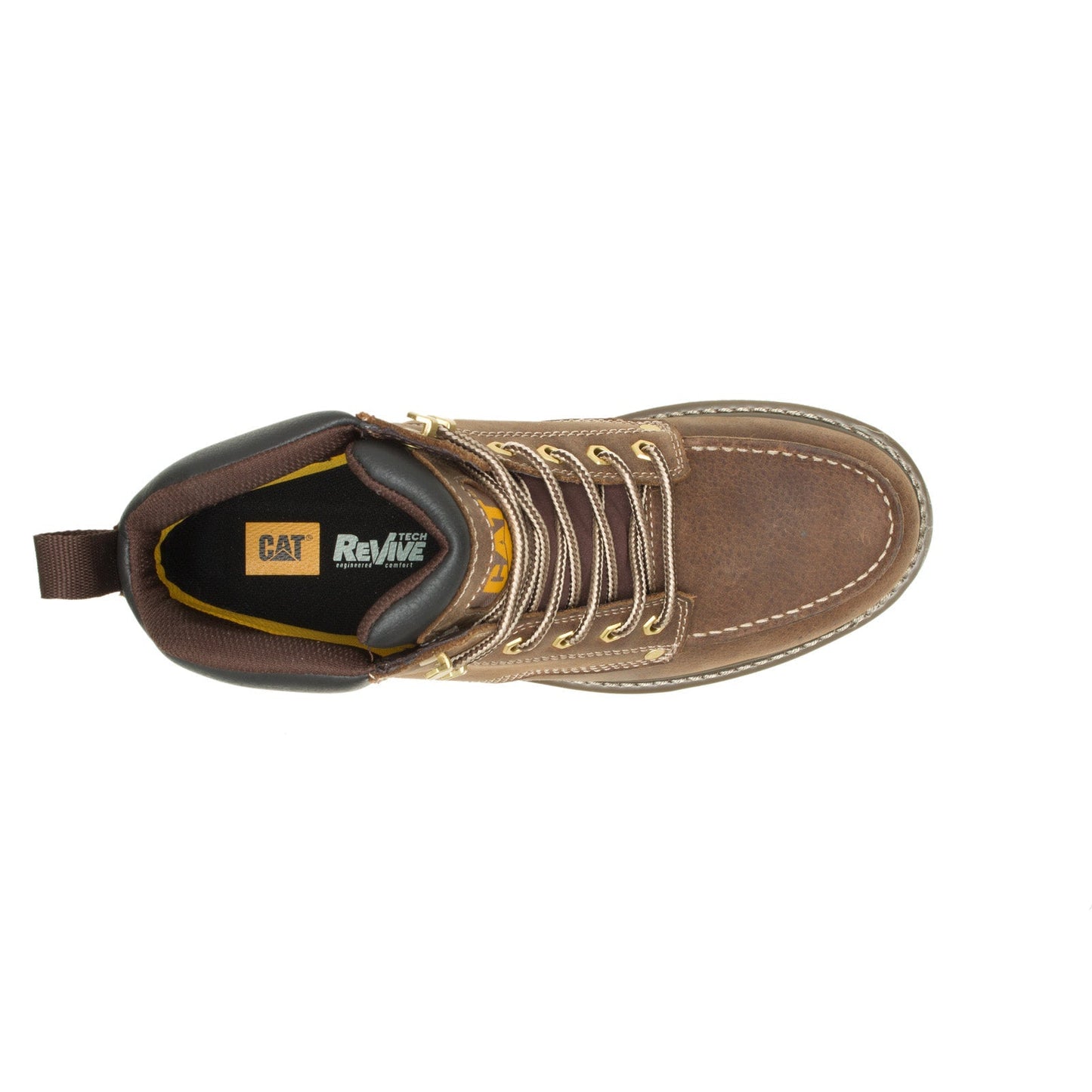 Caterpillar Calibrate P51074 Mens Brown Leather Lace Up Work & Safety Boots