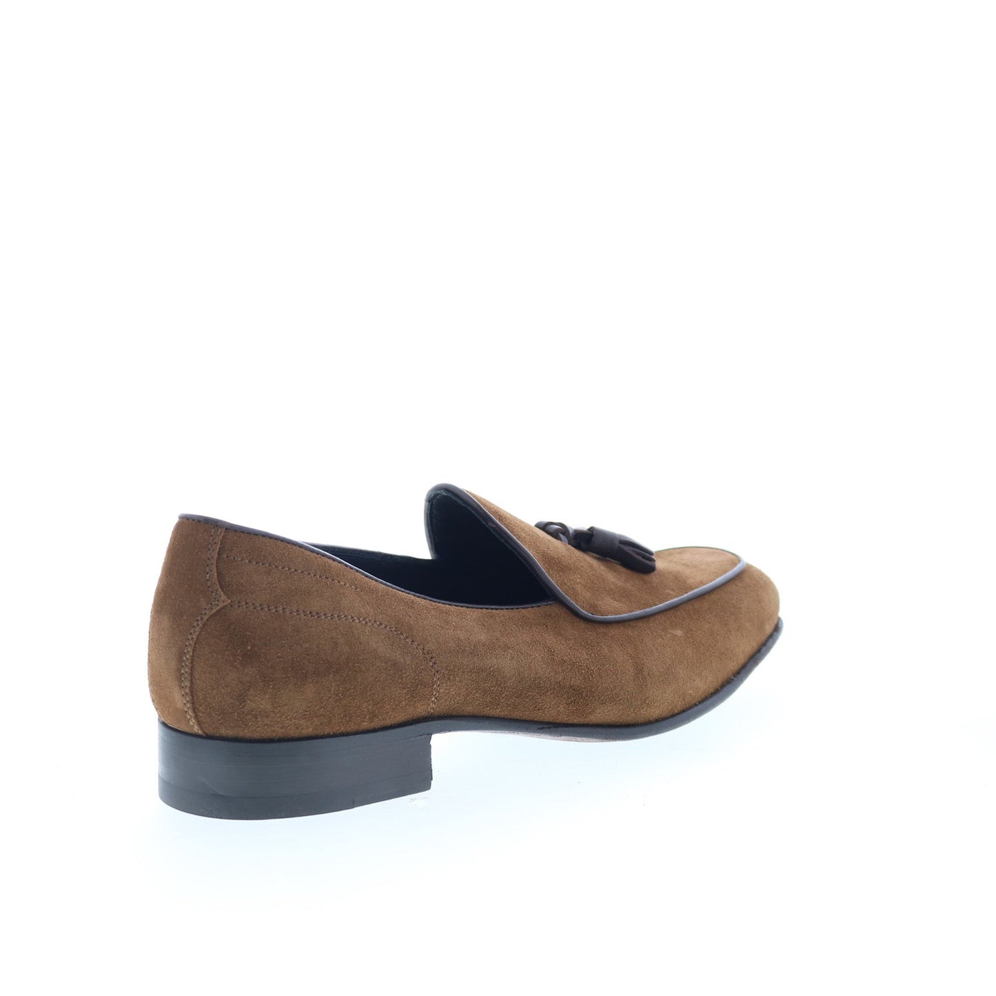 Di Bianco Vomero Mens Brown Suede Slip On Loafers & Slip Ons Casual Shoes