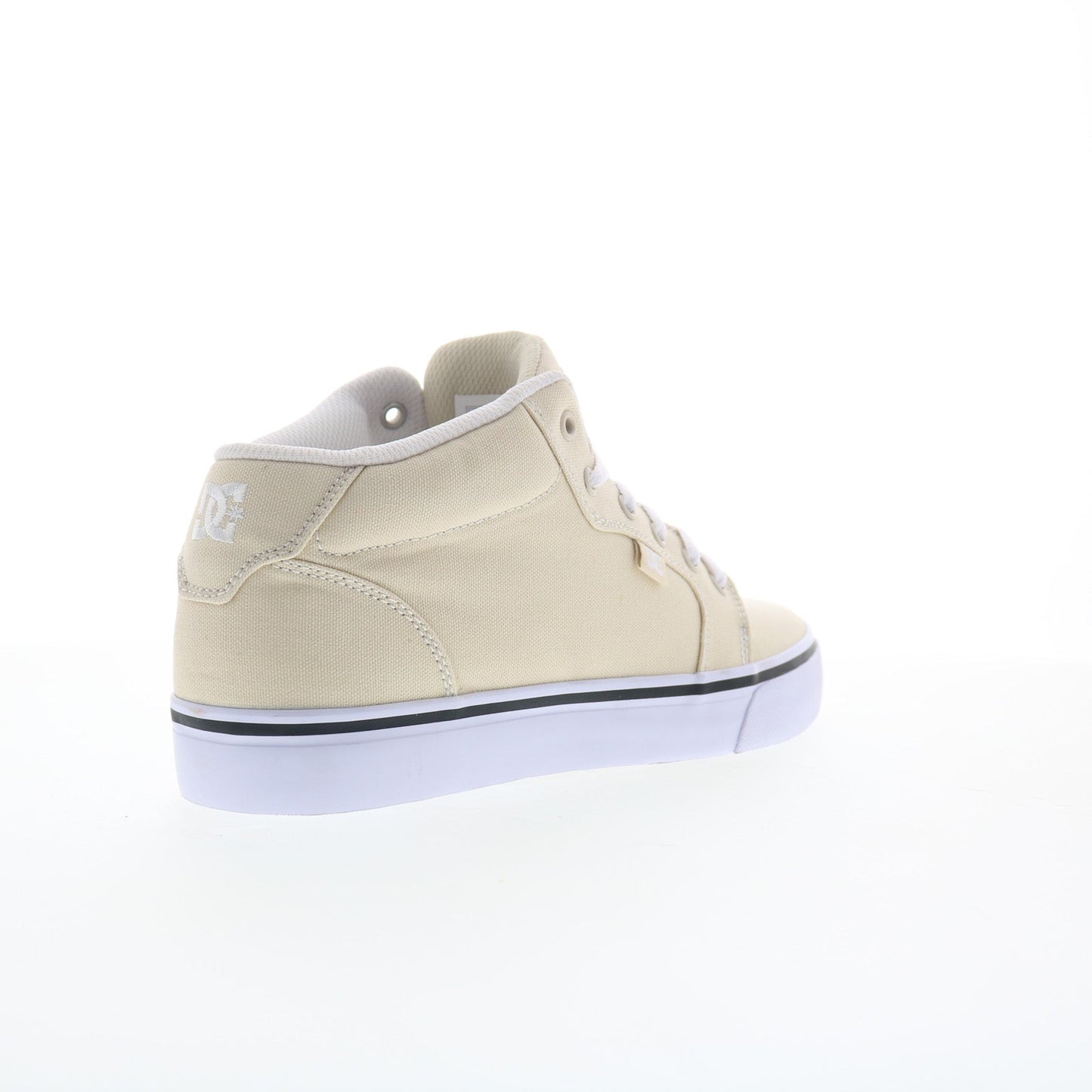 DC Anvil Mid ADYS300788-CRE Mens Beige Canvas Skate Inspired Sneakers Shoes