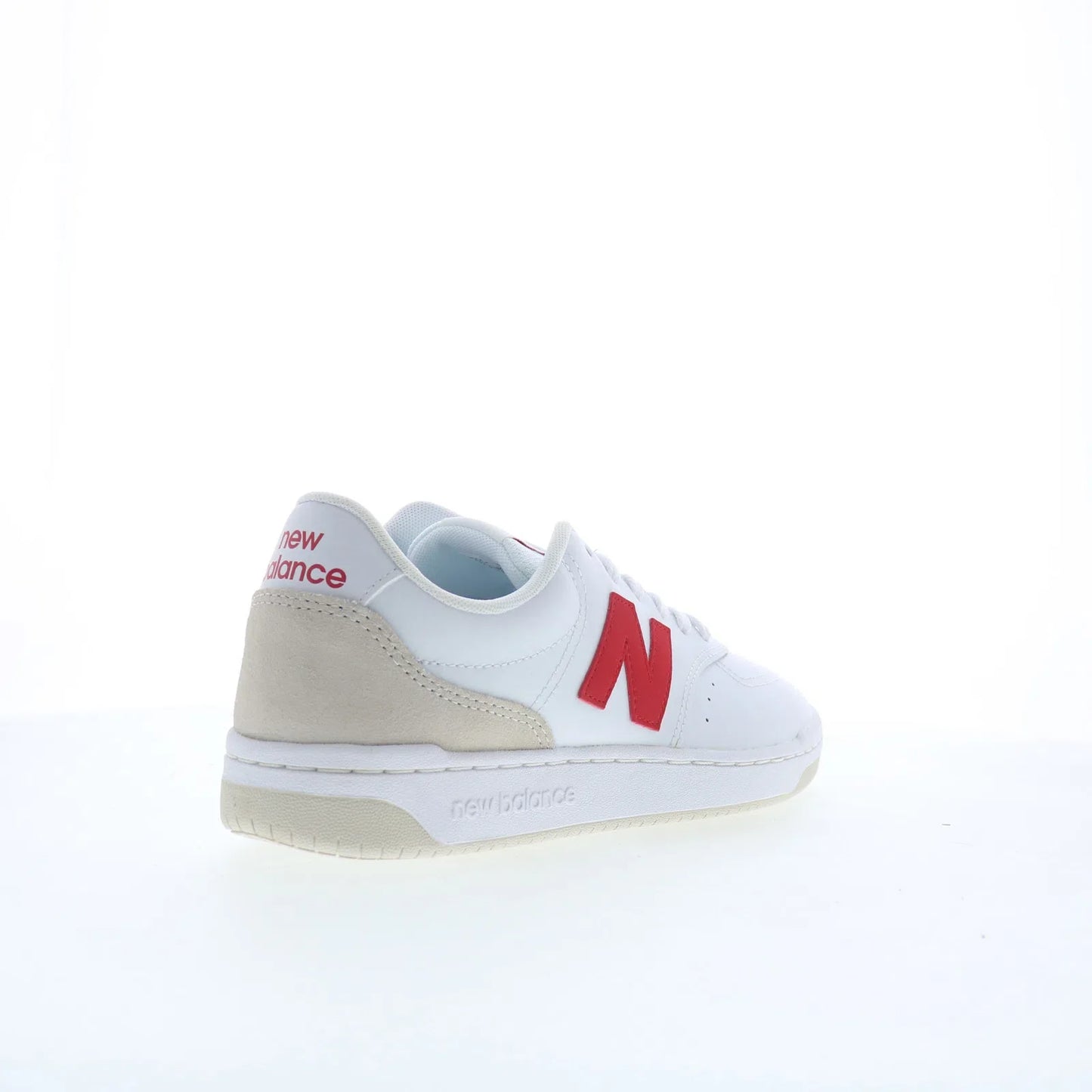New Balance BB80 BB80RTB Mens White Leather Lace Up Lifestyle Sneakers Shoes