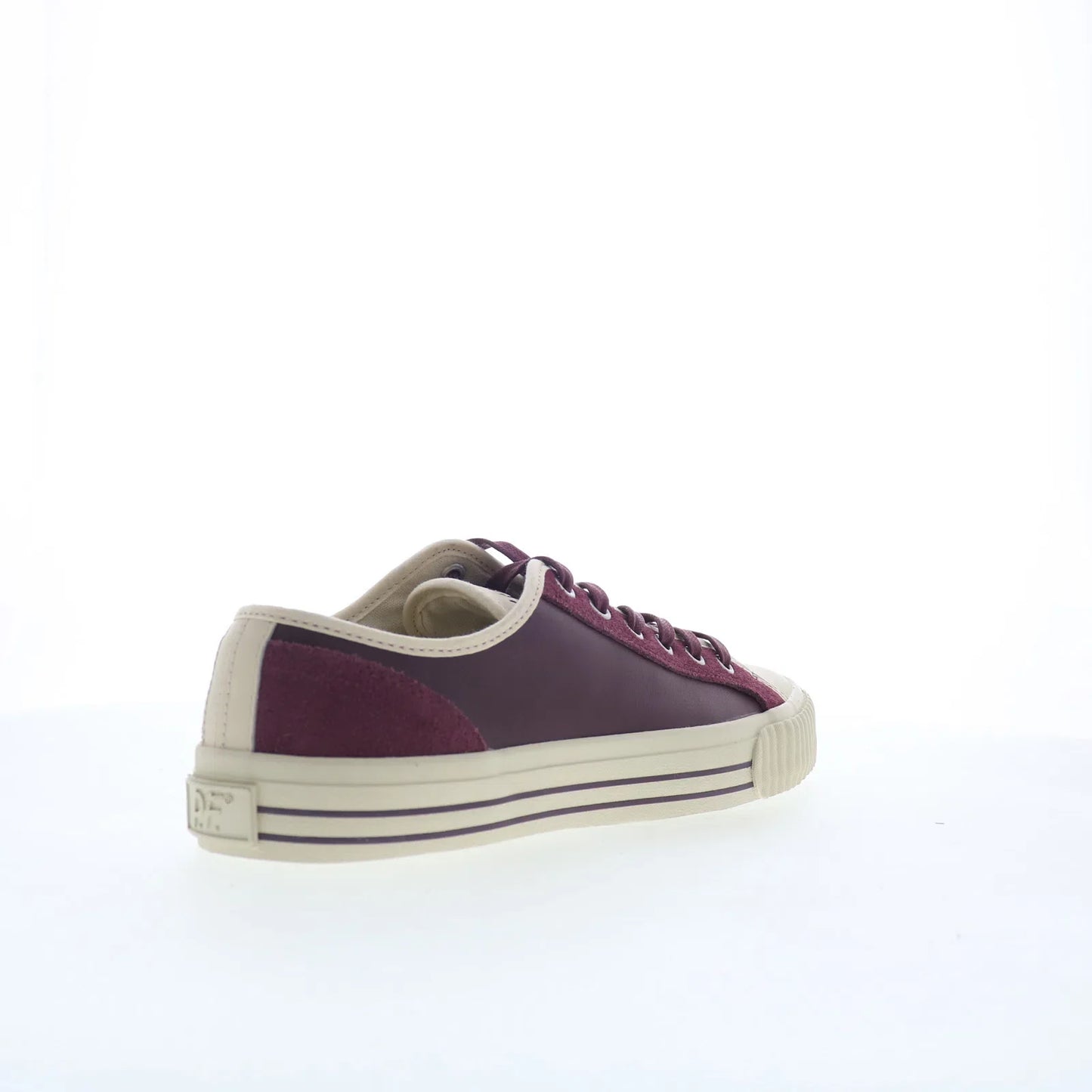PF Flyers Center LO Vintage Mens Red Leather Lifestyle Sneakers Shoes
