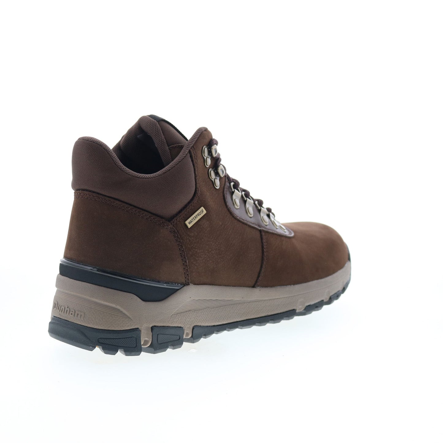 Dunham Alpine WP Lace Up Mid Mens Brown Extra Wide 4E Casual Dress Boots