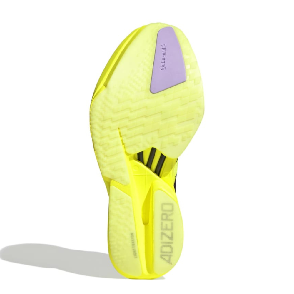 Adizero Adios Pro 4 Women's :Solar Yellow | Aurora Plum