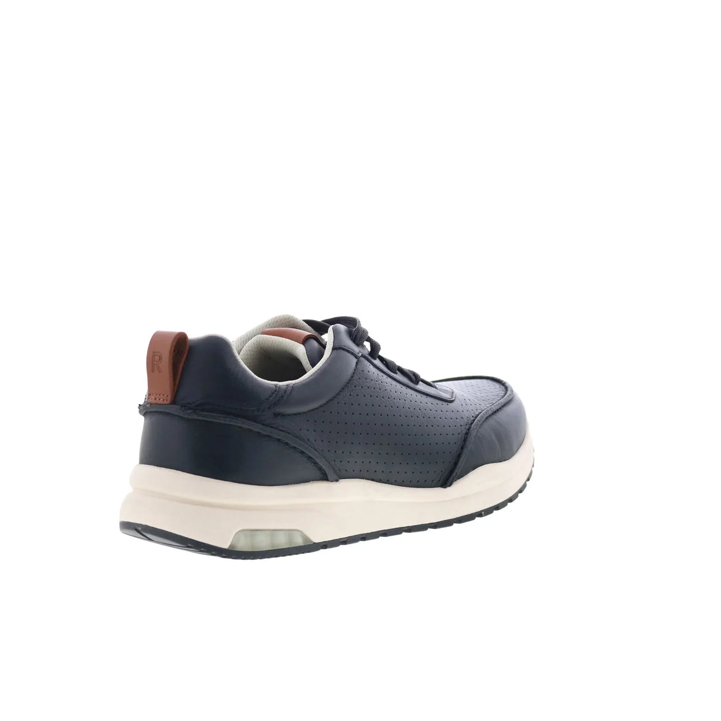 Rockport DMX Bowen Mens Black Wide Leather Lace Up Lifestyle Sneakers Shoes