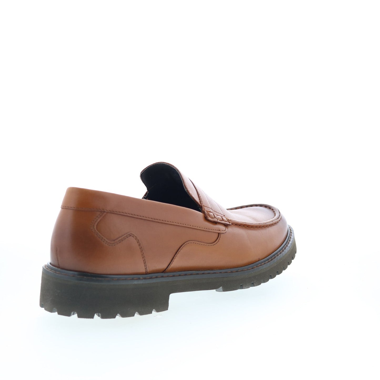 Rockport Maverick Penny Mens Brown Leather Loafers & Slip Ons Penny Shoes