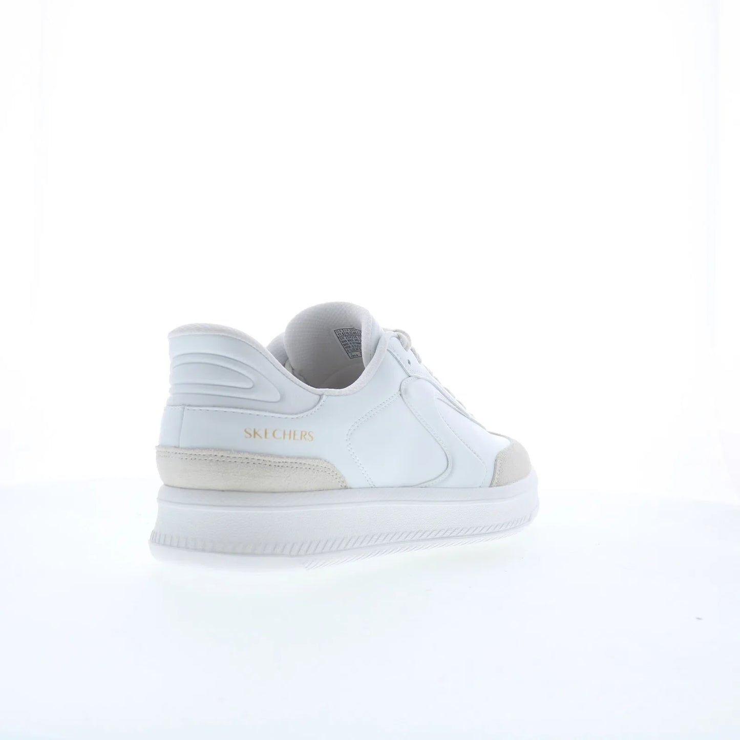 Skechers Slip-ins: Hotshot HI Mens White Leather Lifestyle Sneakers Shoes