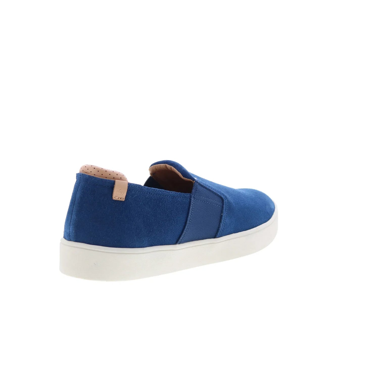 Spenco Backside Slip-On SP2004NVY Mens Blue Suede Lifestyle Sneakers Shoes