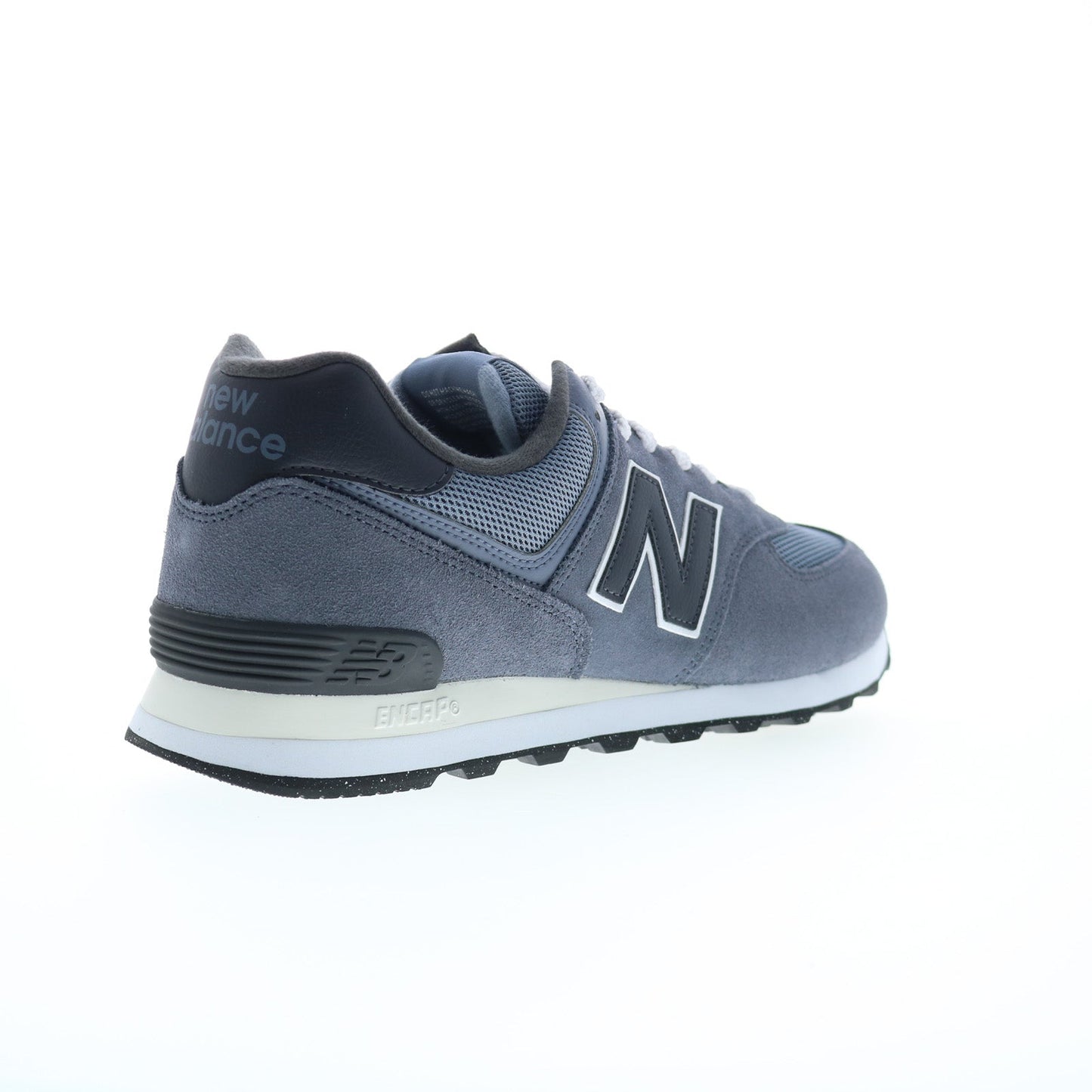 New Balance 574 U574GGE Mens Gray Suede Lace Up Lifestyle Sneakers Shoes