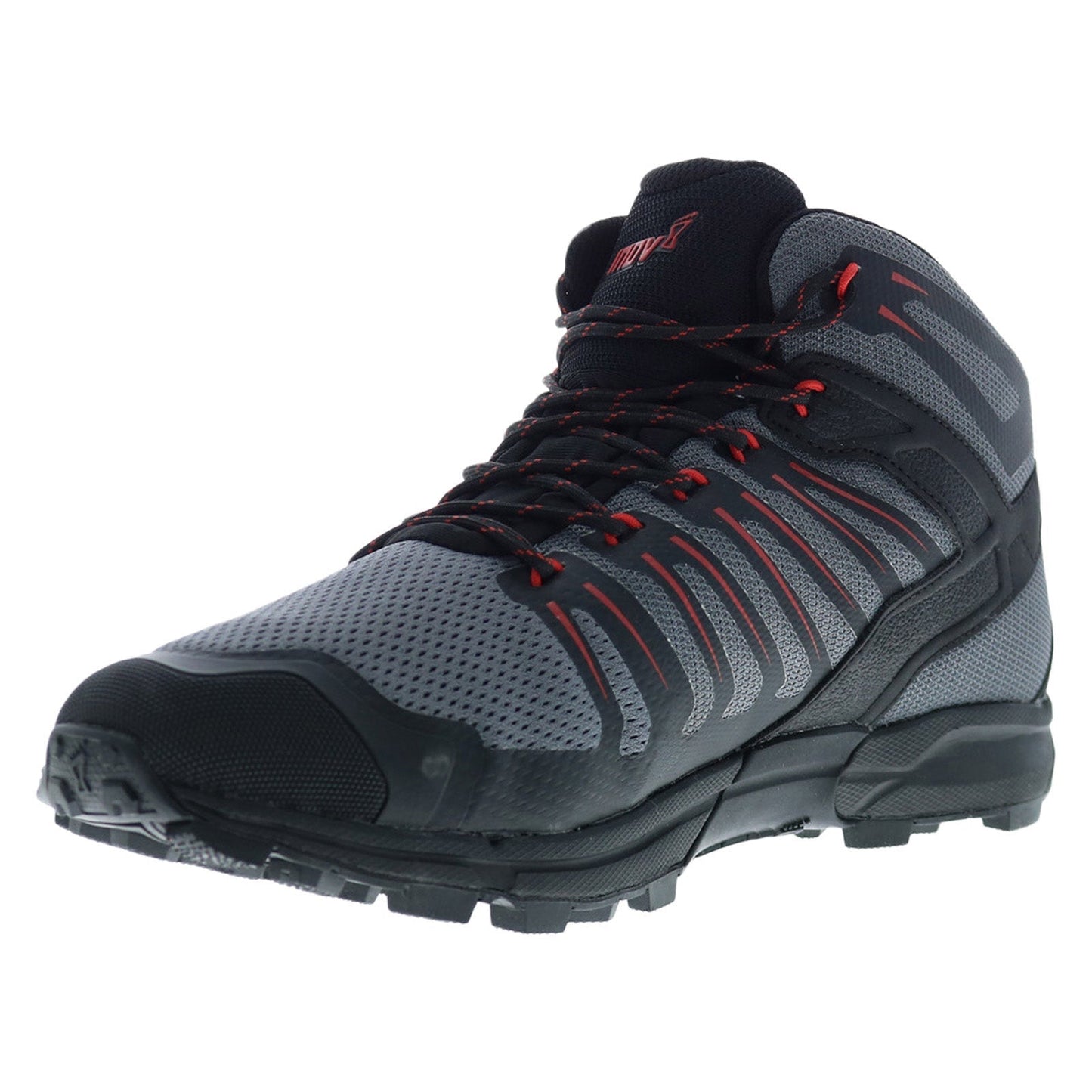 Inov-8 Roclite G 345 GTX 000802-GYBKRD Mens Gray Mesh Lace Up Hiking Boots