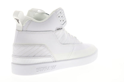 Supra Penny Pro 06567-101-M Mens White Suede Low Top Skate Sneakers Shoes