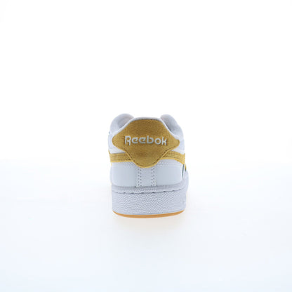 Reebok Club C Revenge Womens White Leather Lifestyle Sneakers Shoes