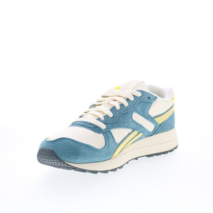 Reebok DL5000 Mens Beige Suede Lace Up Lifestyle Sneakers Shoes