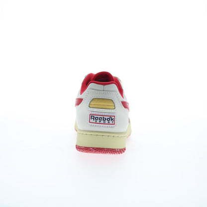 Reebok BB 4000 II Mens White Leather Lace Up Lifestyle Sneakers Shoes