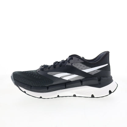 Reebok Floatzig Symmetros Mens Black Canvas Lace Up Athletic Running Shoes