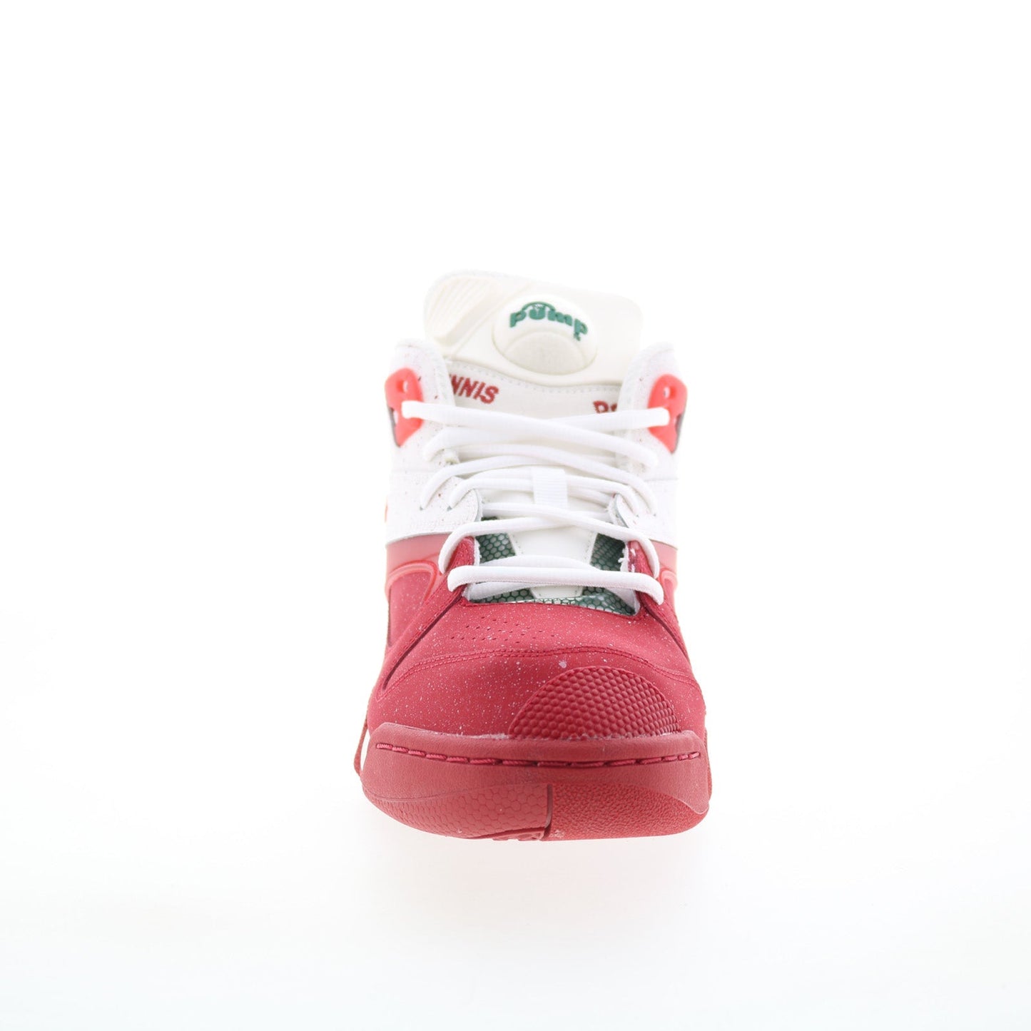 Reebok Court Victory Pump Mens Red Leather Lifestyle Sneakers Shoes