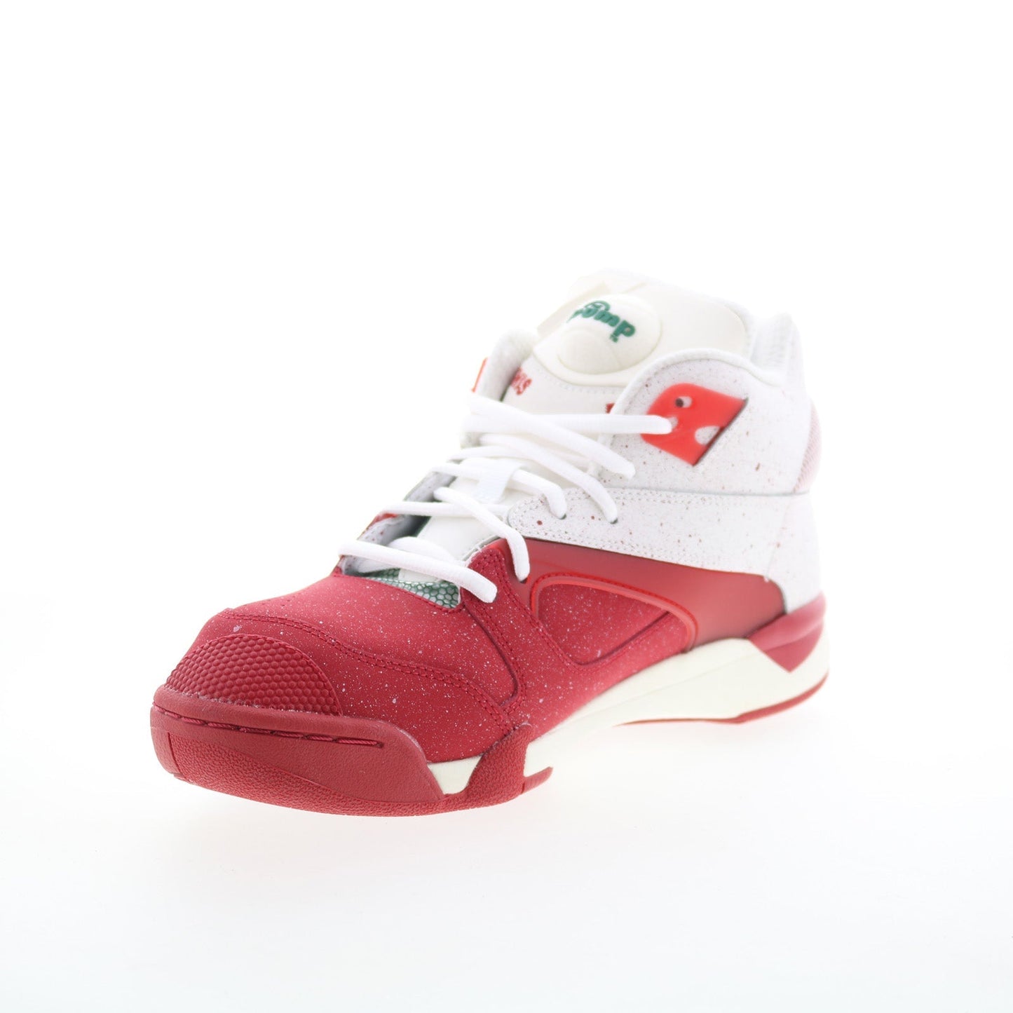 Reebok Court Victory Pump Mens Red Leather Lifestyle Sneakers Shoes