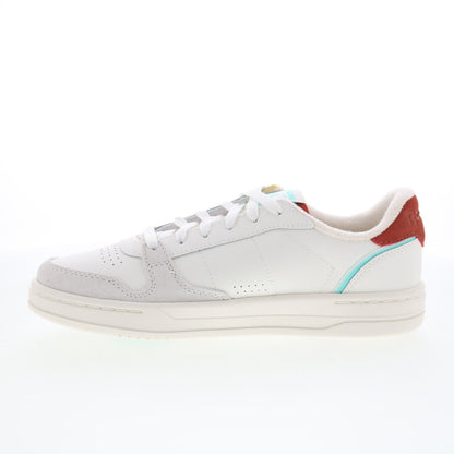 Reebok Phase Court Mens White Leather Lace Up Lifestyle Sneakers Shoes