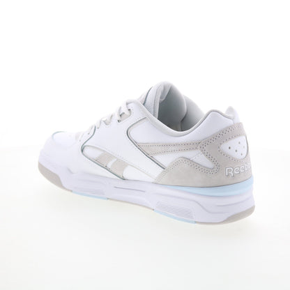 Reebok BB 4500 DMX Mens White Leather Lace Up Lifestyle Sneakers Shoes