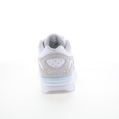 Reebok BB 4500 DMX Mens White Leather Lace Up Lifestyle Sneakers Shoes
