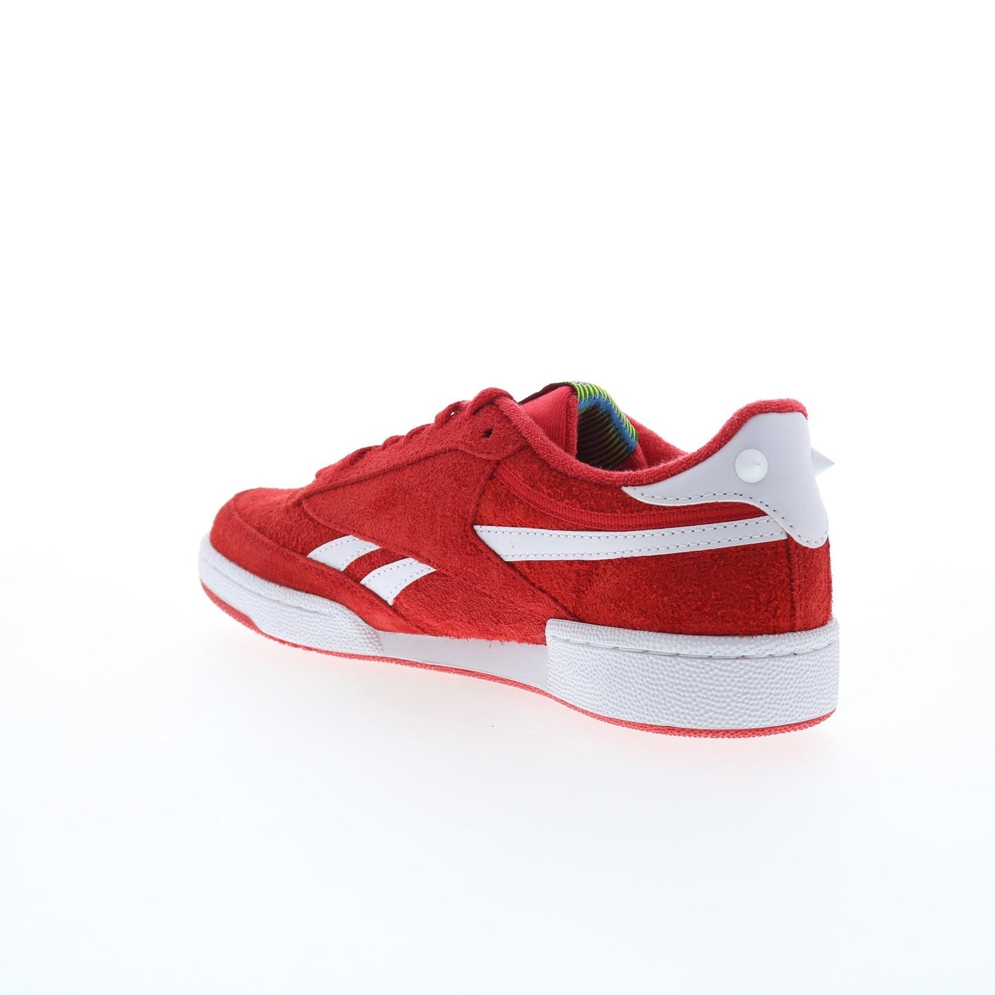 Reebok Club C Revenge Sonic 3 Knuckles Mens Red Lifestyle Sneakers Shoes