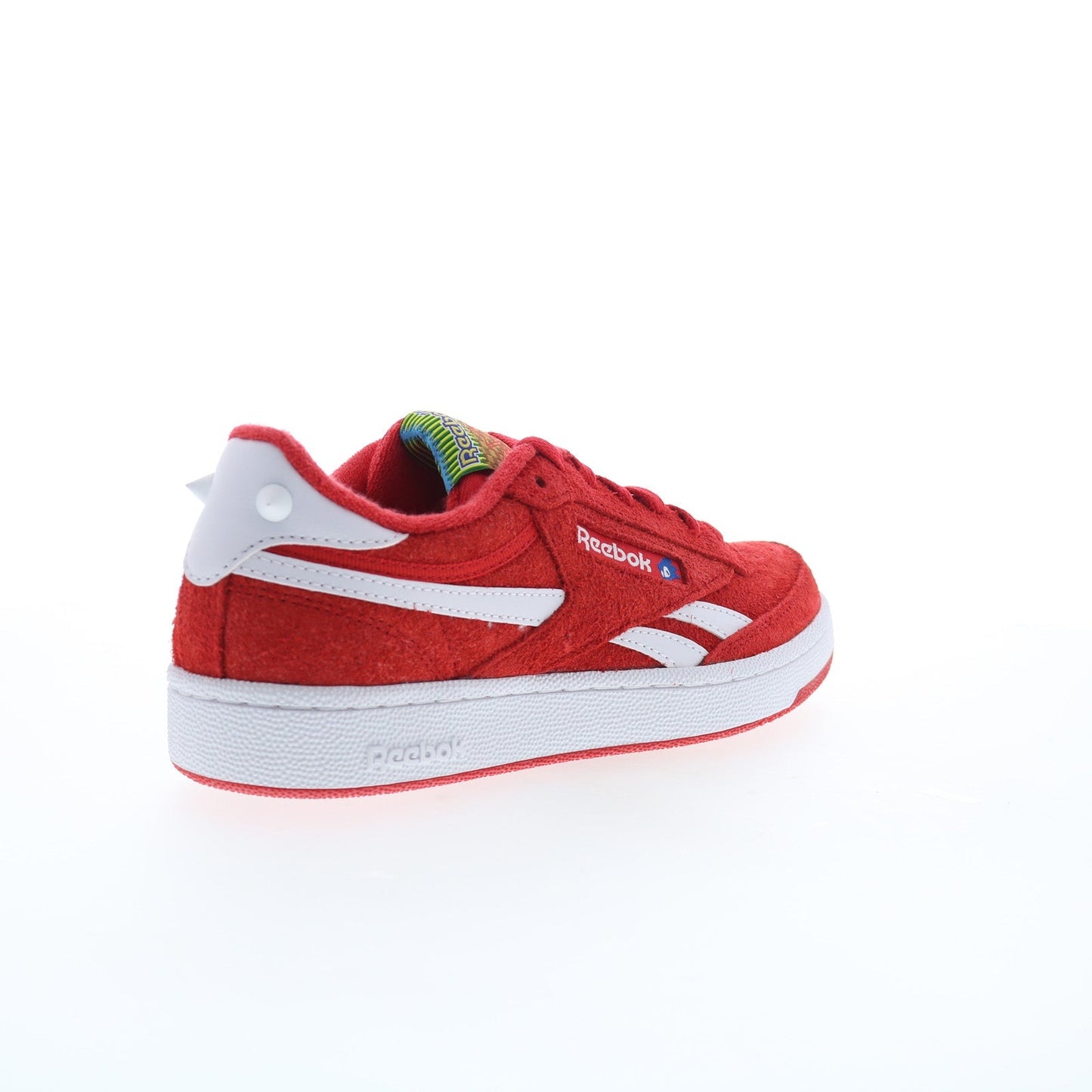 Reebok Club C Revenge Sonic 3 Knuckles Mens Red Lifestyle Sneakers Shoes