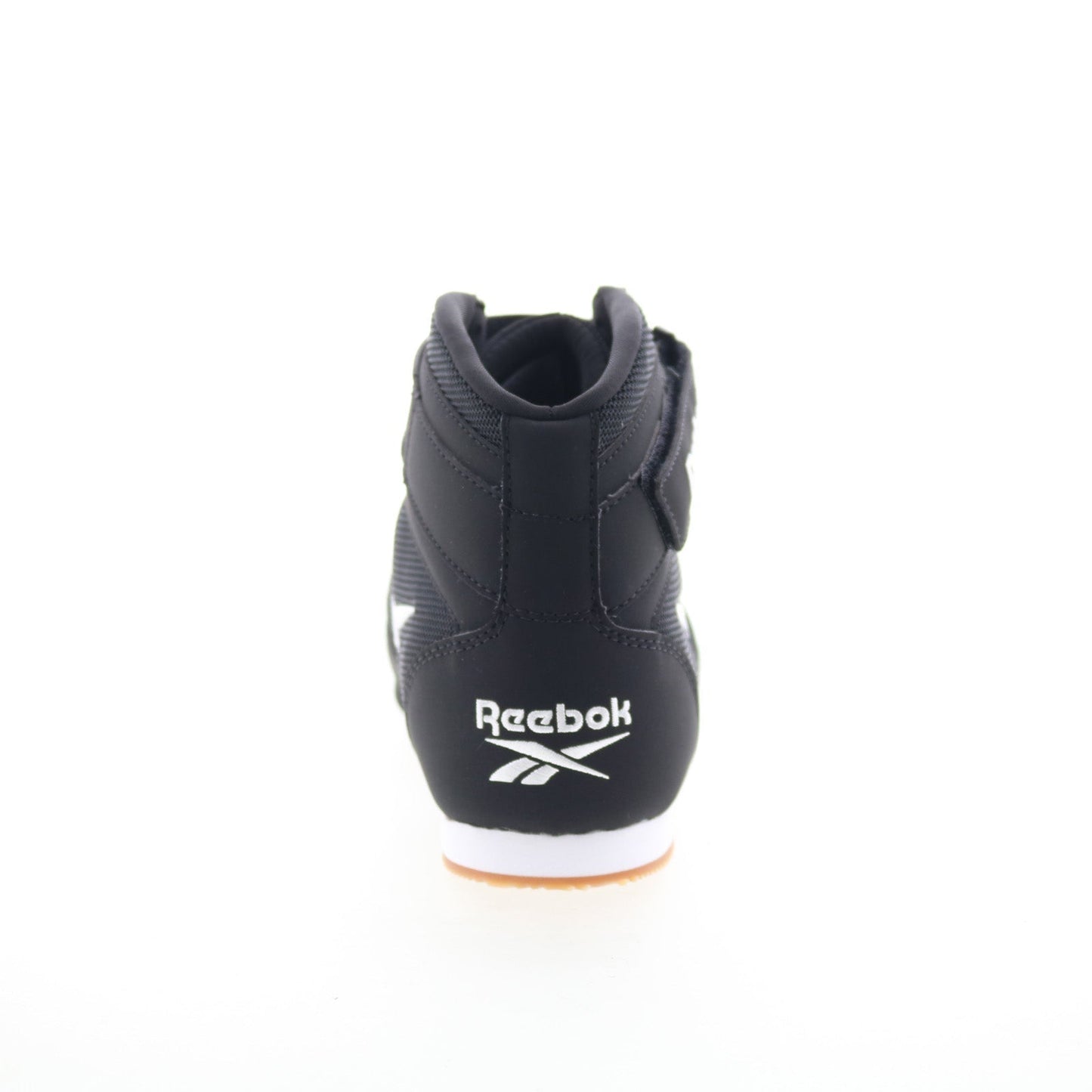 Reebok Boxing Mid Mens Black Synthetic Lace Up Athletic Boxing Shoes