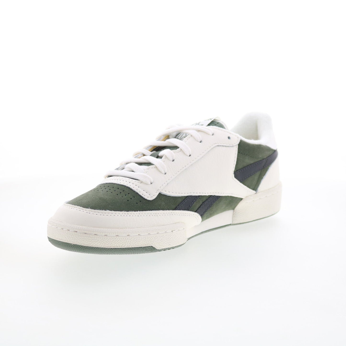 Reebok Club C Revenge Vintage II Mens Green Suede Lifestyle Sneakers Shoes