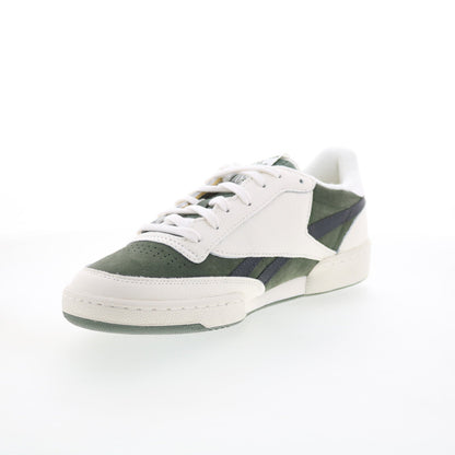 Reebok Club C Revenge Vintage II Mens Green Suede Lifestyle Sneakers Shoes