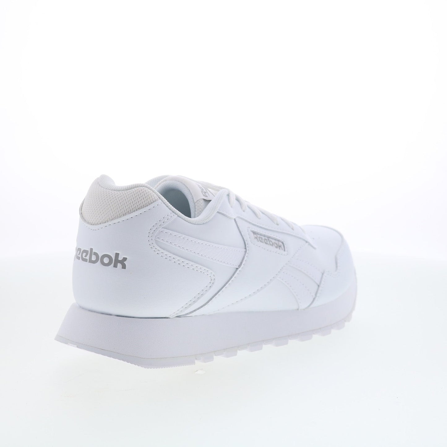 Reebok Glide Wide 4E Mens White Extra Wide 4E Lifestyle Sneakers Shoes