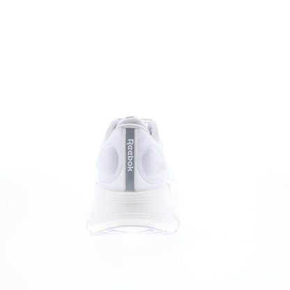 Reebok Floatzig 2 Mens White Canvas Lace Up Athletic Running Shoes