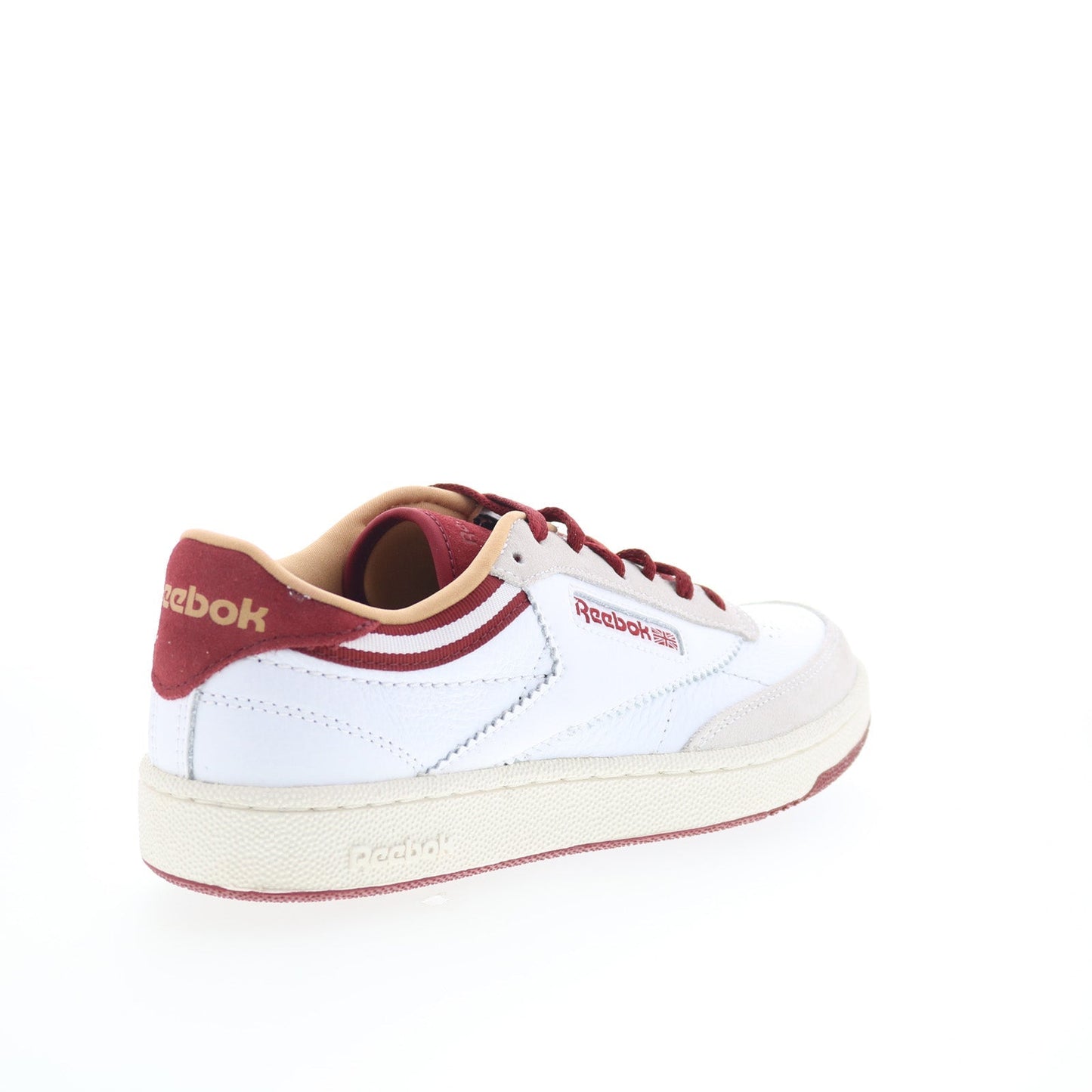 Reebok Club C 85 Mens White Leather Lace Up Lifestyle Sneakers Shoes