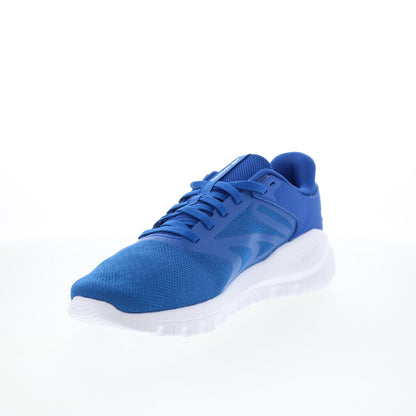 Reebok Split Flex Mens Blue Canvas Lace Up Athletic Cross Training Shoes
