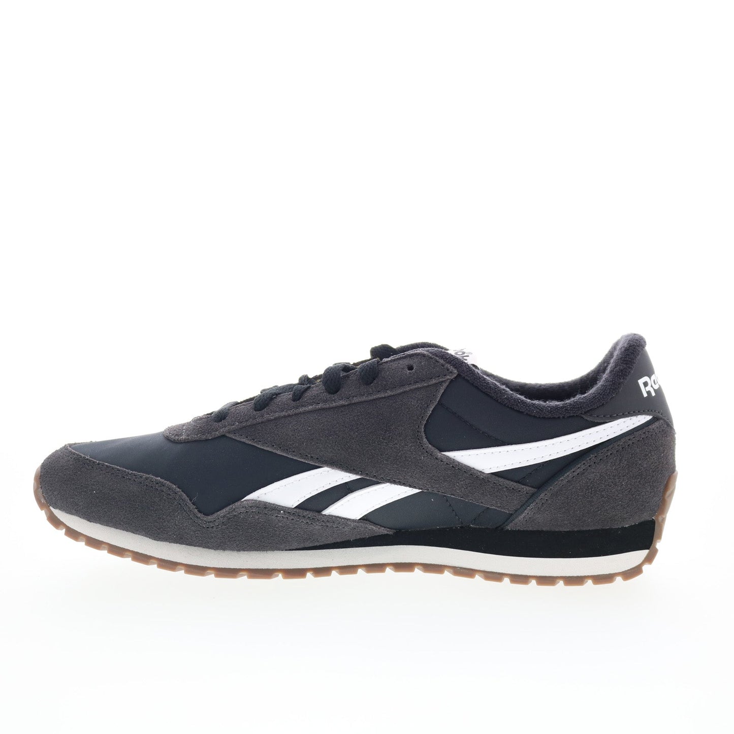 Reebok Classic AZ Mens Black Suede Lace Up Lifestyle Sneakers Shoes