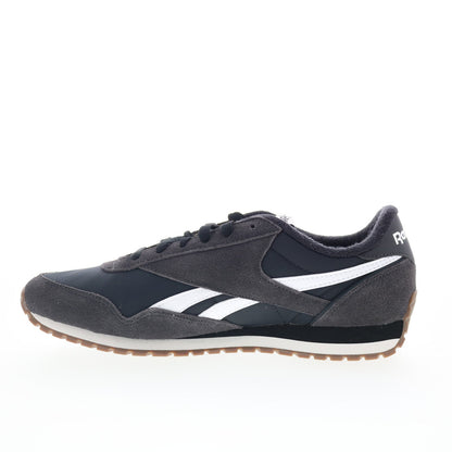 Reebok Classic AZ Mens Black Suede Lace Up Lifestyle Sneakers Shoes