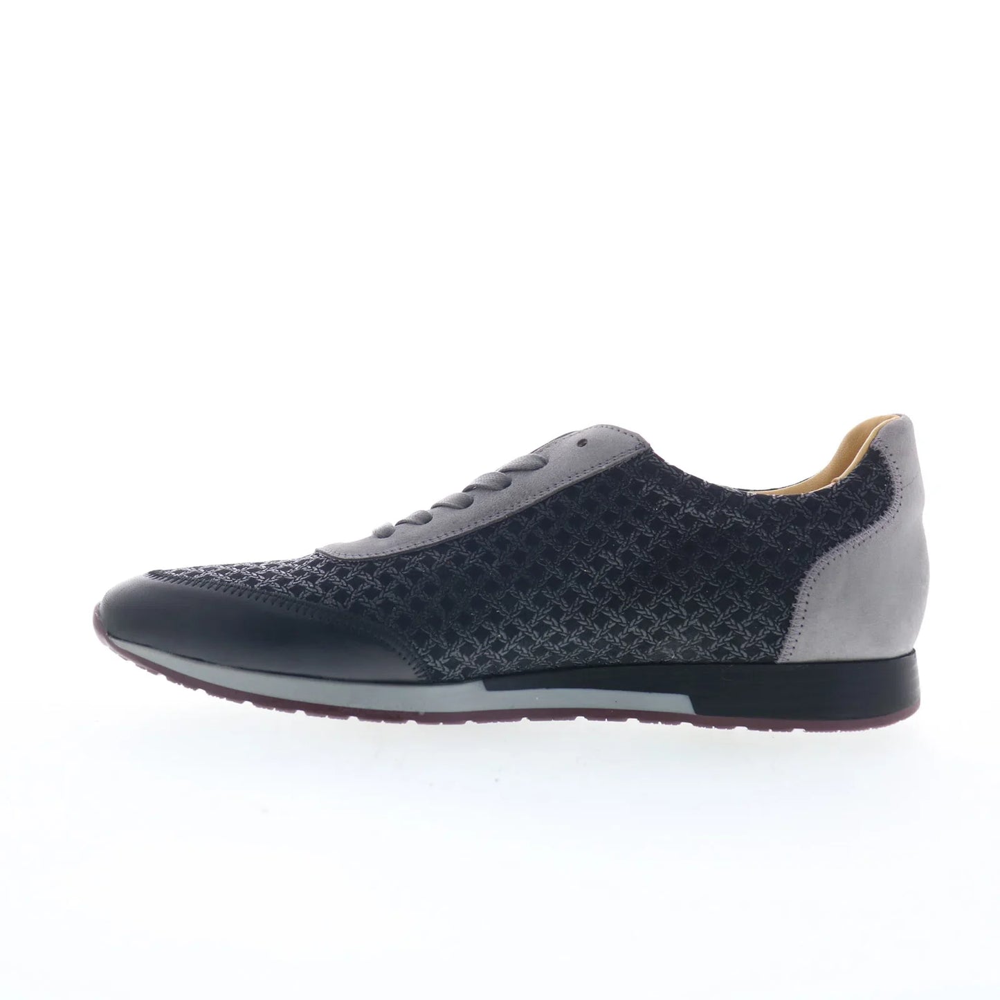Mezlan 10025 Mens Black Leather Lace Up Lifestyle Sneakers Shoes