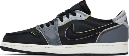Nike Mens Air Jordan 1 Retro Low OG EX Sneakers - 'Dark Smoke Grey'