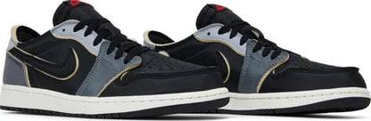 Nike Mens Air Jordan 1 Retro Low OG EX Sneakers - 'Dark Smoke Grey'