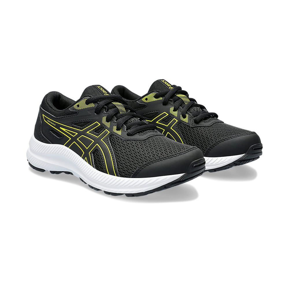 Contend 8 GS Older Kids :Black I Bright Yellow