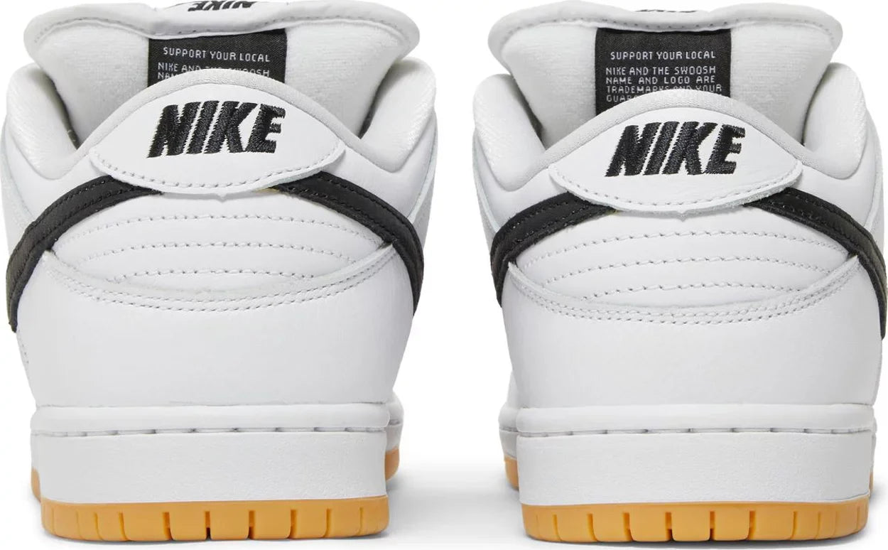 Nike Mens Dunk Low SB Sneakers - 'White Gum'