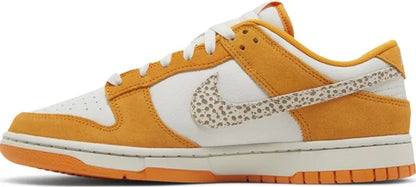 Nike Mens Dunk Low Sneakers - 'Safari Swoosh - Kumquat'