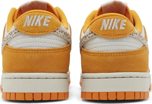 Nike Mens Dunk Low Sneakers - 'Safari Swoosh - Kumquat'
