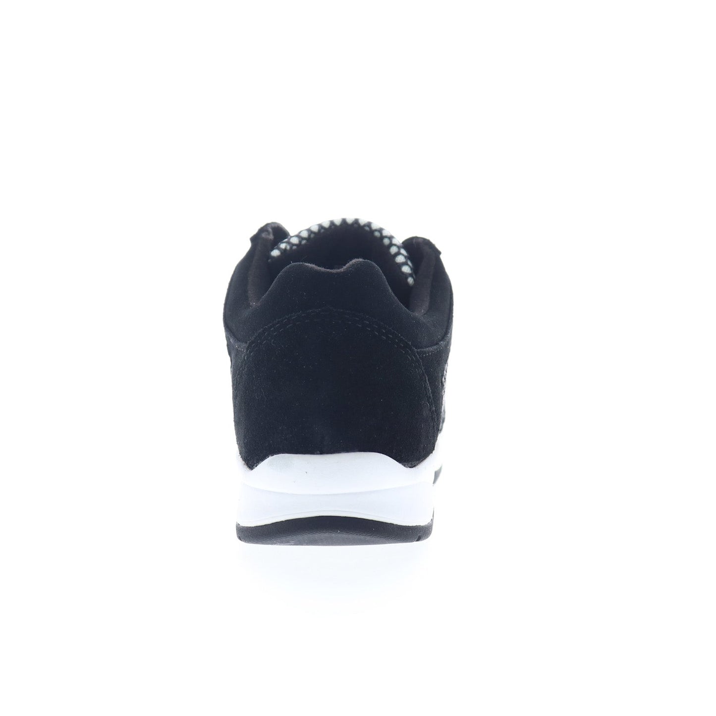 Drew Gemini 10296-19 Womens Black Wide Suede Lifestyle Sneakers Shoes