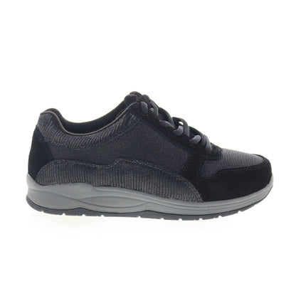 Drew Tuscany 10555-19 Womens Black Suede Lifestyle Sneakers Shoes